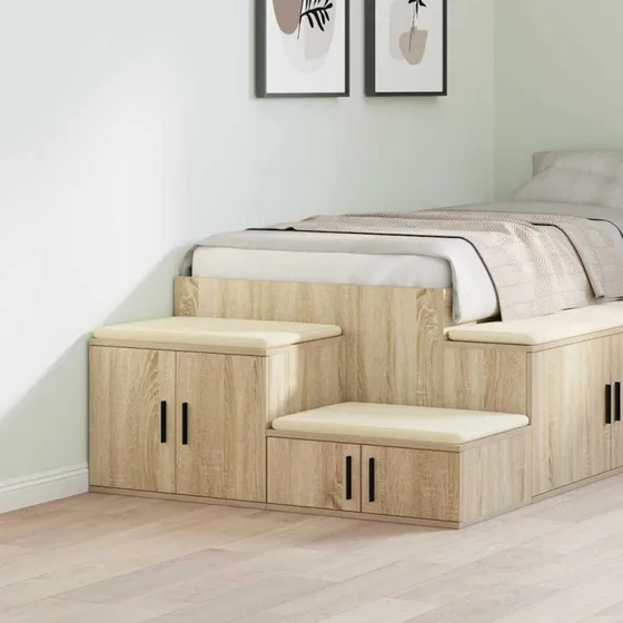 vidaXL Opbevaringsskab Sonoma-Eg 108 x 41 x 40 cm