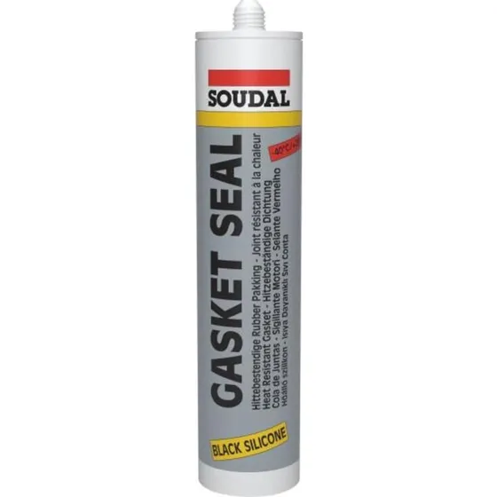 Soudal Gasketseal Pakningssilikone, Sort 310 ml