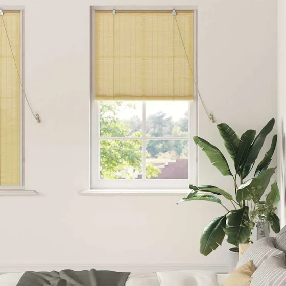 vidaXL Rullegardin Bambus Natur 90 x 160 cm
