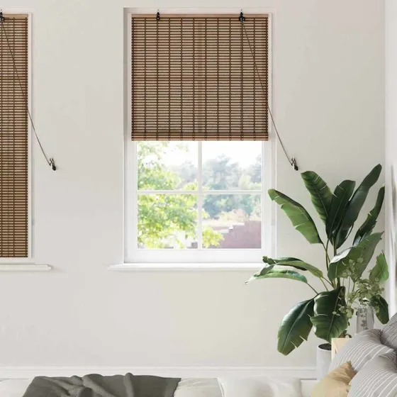 vidaXL Rullegardin Bambus Brun 90 x 160 cm