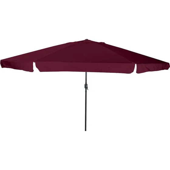 vidaXL Havesol Bordeaux Rød 394x394x248 cm Polyester og Stål