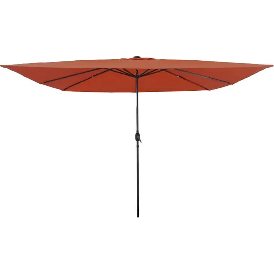 vidaXL Havesol Terrakotta 295x295x245 cm, Rød og Sort