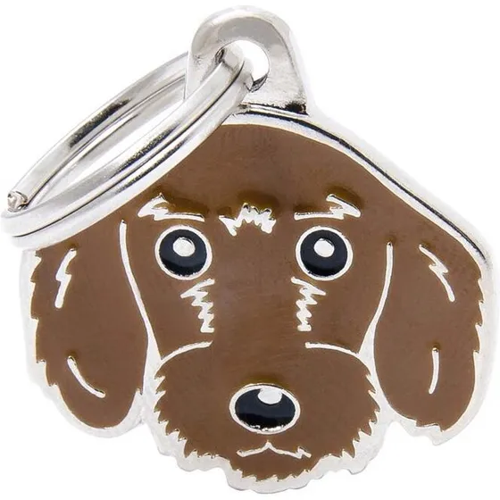 My Family Hundetegn Ruhåret Gravhund (Brun)