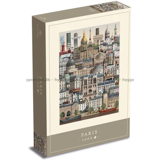 Martin Schwartz Puslespil Paris, 1000 brikker 50×70 cm