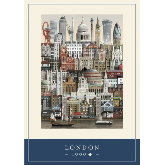 Martin Schwartz London puslespil 1000 brikker 50×70 cm