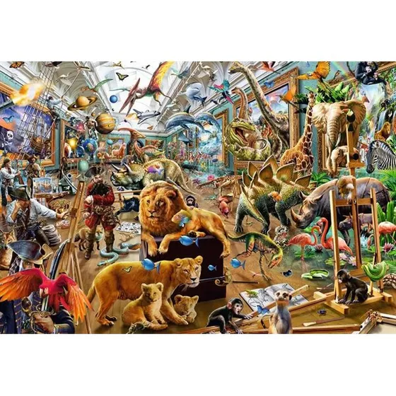 Ravensburger Kaos i galleriet, 1000 brikker (70x50 cm)