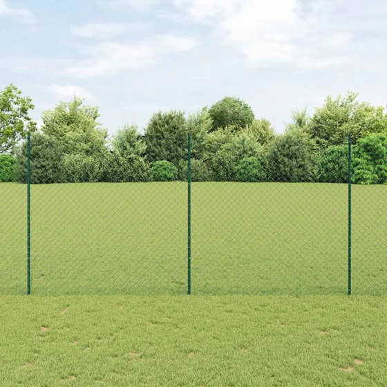 vidaXL Hegn med Post Grøn 1,6 x 10 m