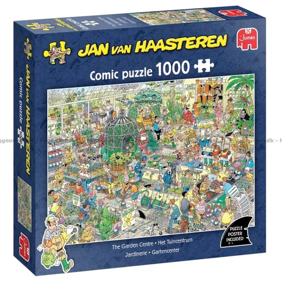 Jan van Haasteren Puslespil - The Garden Centre, 1000 brikker
