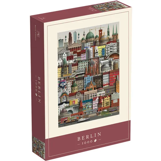 Martin Schwartz: Berlin puslespil, 1000 brikker (50x70 cm)