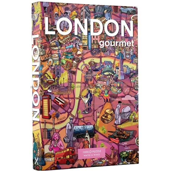 Water & Wines London Gourmet puslespil 1000 brikker