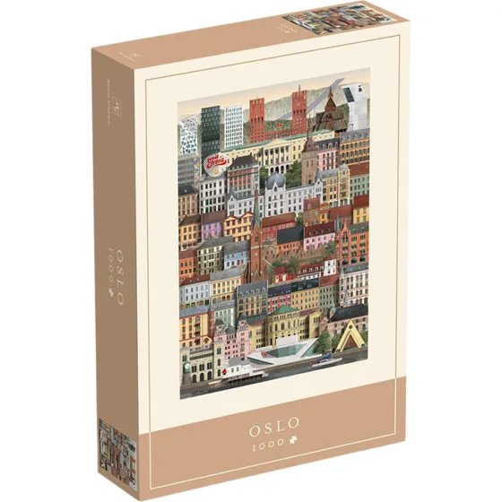 Martin Schwartz Oslo puslespil, 1000 brikker