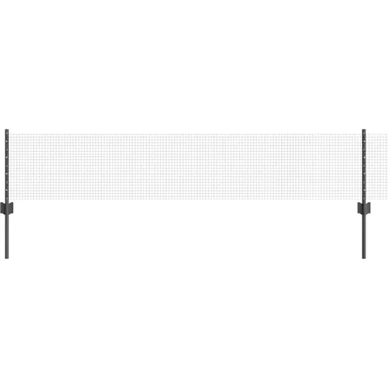 vidaXL Hegn med Post Grå 0,4 x 10 m