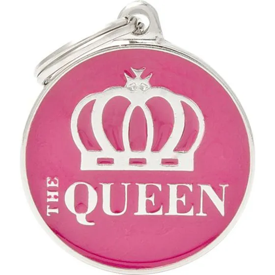 MyFamily Charms Pink hundetegn 'The Queen'
