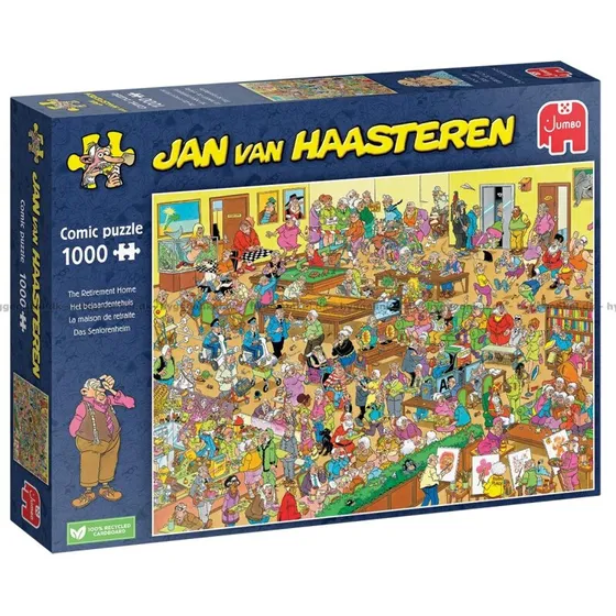 Jan van Haasteren Puslespil - The Retirement Home, 1000 brikker