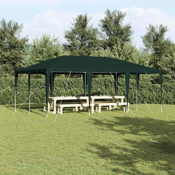 vidaXL Party Tent Grøn 600 x 400 x 266 cm