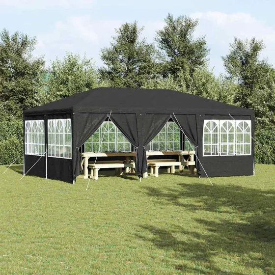 vidaXL Party Tent Antracit 600 x 400 x 266 cm