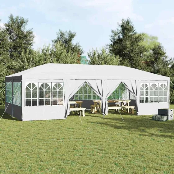 vidaXL Hvid Party Tent 800 x 400 x 266 cm Polyethylen