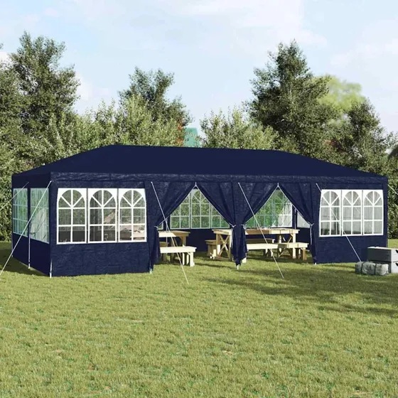 vidaXL Party Tent Blå 800 x 400 x 266 cm Polyethylen