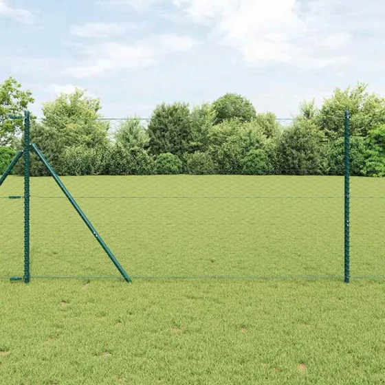 vidaXL Hexagon Hegn Grøn 1,2 x 50 m PVC