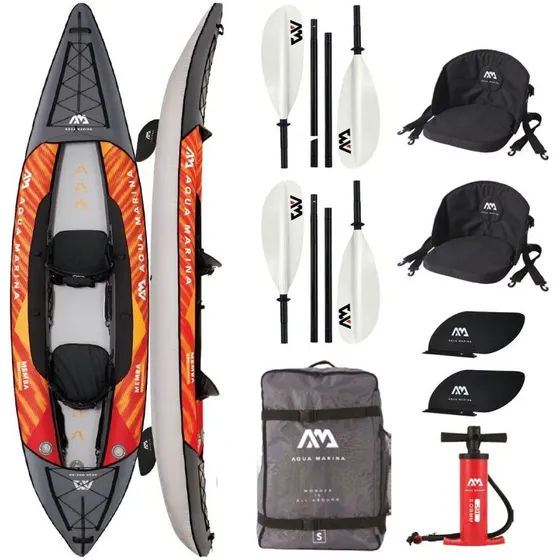 Memba 390 2-personers touringkajak m. pagaj sæt