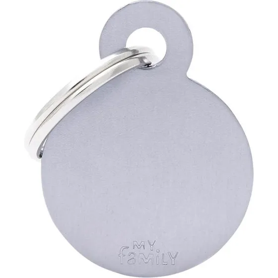 My Family Hundetegn Basic Cirkel i Grå