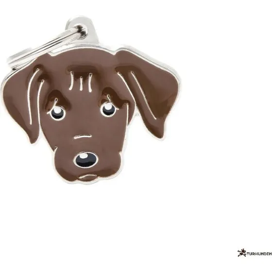 My Family Hundetegn Brun Labrador - inkl. gravering