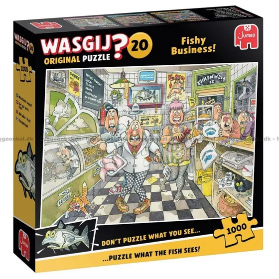 Wasgij Original 20: Maden går i fisk - 1000 brikker