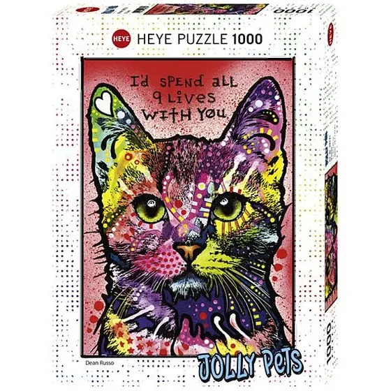 HEYE Puzzle 29731 Dean Russo – 9 Lives (1000 brikker)
