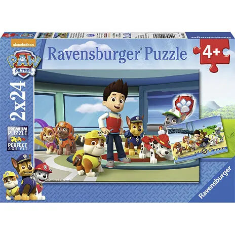 Paw Patrol puslespil 2 x 24 brikker