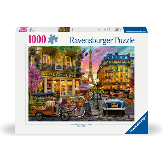 Ravensburger Paris at Dawn puslespil, 1000 brikker (50x70 cm)