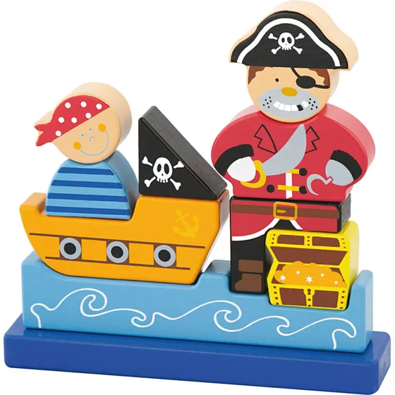 VIGA Magnetisk 3D-træpuslespil, Sørøver
