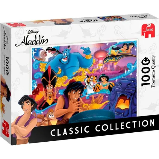 Jumbo Disney Aladdin 1000 brikker (68 x 49 cm)
