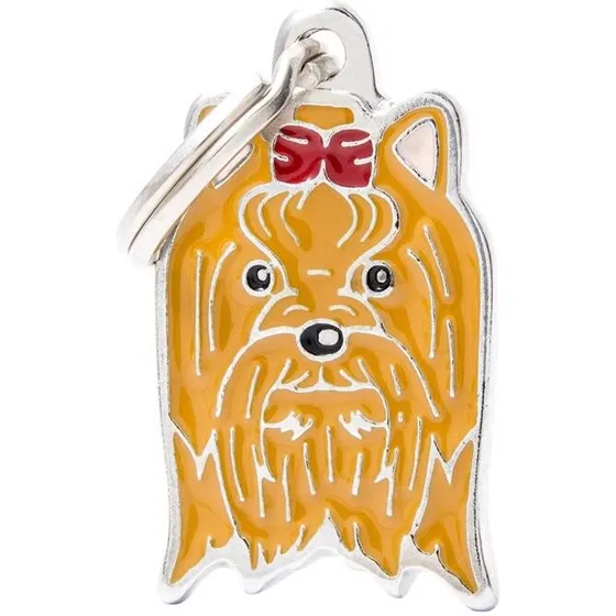 My Family Hundetegn Yorkshireterrier – aluminium med gratis gravering