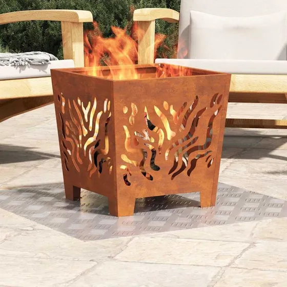 vidaXL Trappe Tredje 40 x 40 cm Sølv 4 stk Aluminium