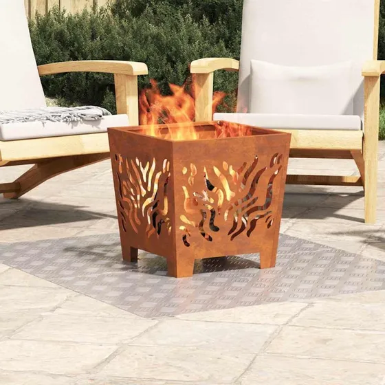 vidaXL Trappe Tread Rektangulær 4 pcs Sølv 60 x 50 cm Aluminium