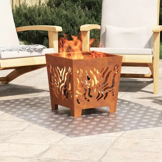 vidaXL Trappe Tredje 4 stk Sølv 70 x 50 cm Aluminium