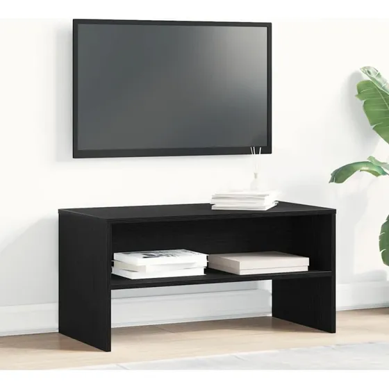vidaXL tv-bord 80x40x40 cm konstrueret træ sort