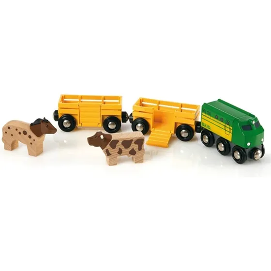 BRIO Bondegårdssæt 5 dele – 100% FSC-træ (27x5x15 cm)