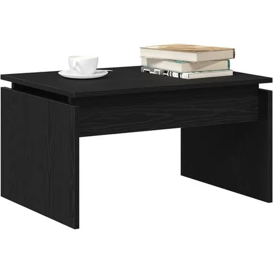 vidaXL Sofabord Sort Eg 68 x 50 x 38 cm Konstrueret Træ