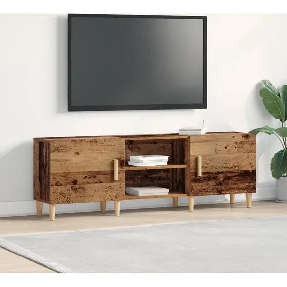 vidaXL TV-skab Gammelt Træ 150 x 30 x 50 cm Konstrueret Træ