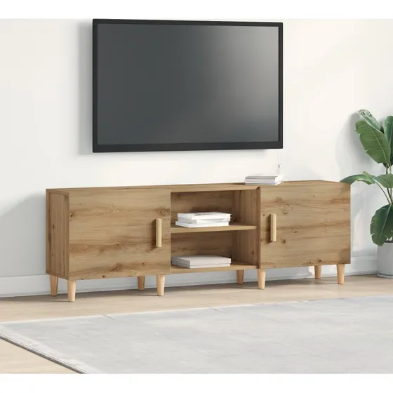 vidaXL Artisan Eg TV-skab 150x30x50 cm Konstrueret Træ
