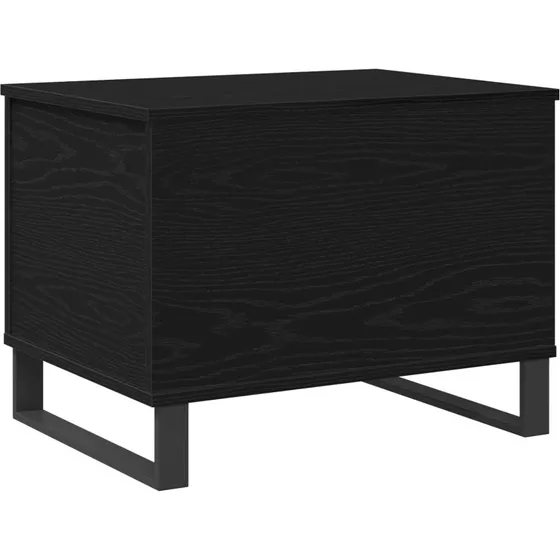 vidaXL Sofabord Sort Eg 60 x 44,5 x 45 cm Konstrueret Træ