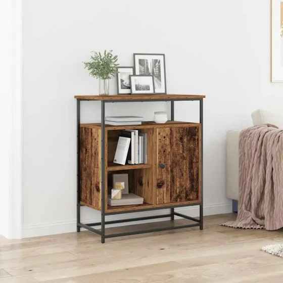 vidaXL Sideboard Gammelt Træ 69 x 35 x 80 cm Konstrueret Træ