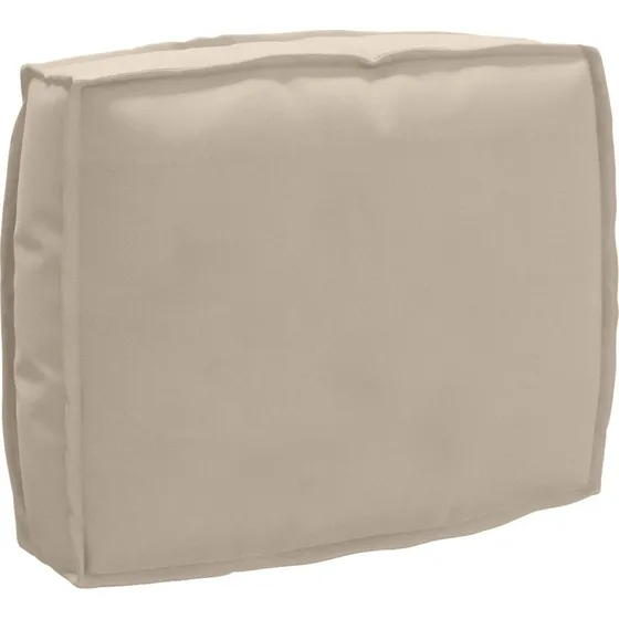 vidaXL Pude Gråbrun 50 x 40 x 12 cm Oxfordstof