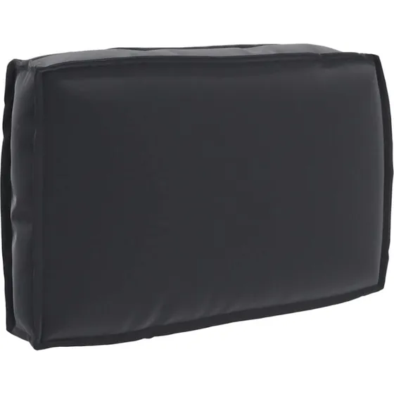 vidaXL Pude Sort 60 x 40 x 12 cm Oxford stof