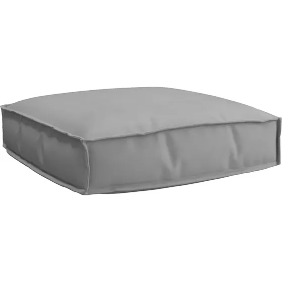 vidaXL Pude Grå 60x60x12 cm Oxford stof