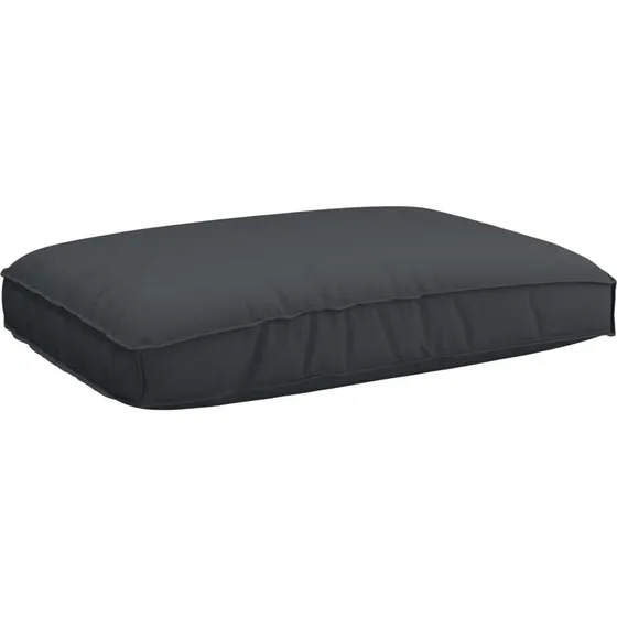 vidaXL Pude Sort 120 x 80 x 12 cm Oxford stof