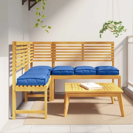 vidaXL Pude 6 stk Kongeblå 40x40x8 cm Oxford stof