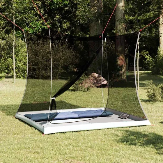 vidaXL Indertelt Sort 206 x 188 x 175 cm