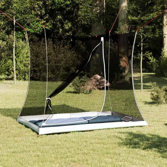 vidaXL Indertelt Sort 208 x 140 x 175 cm